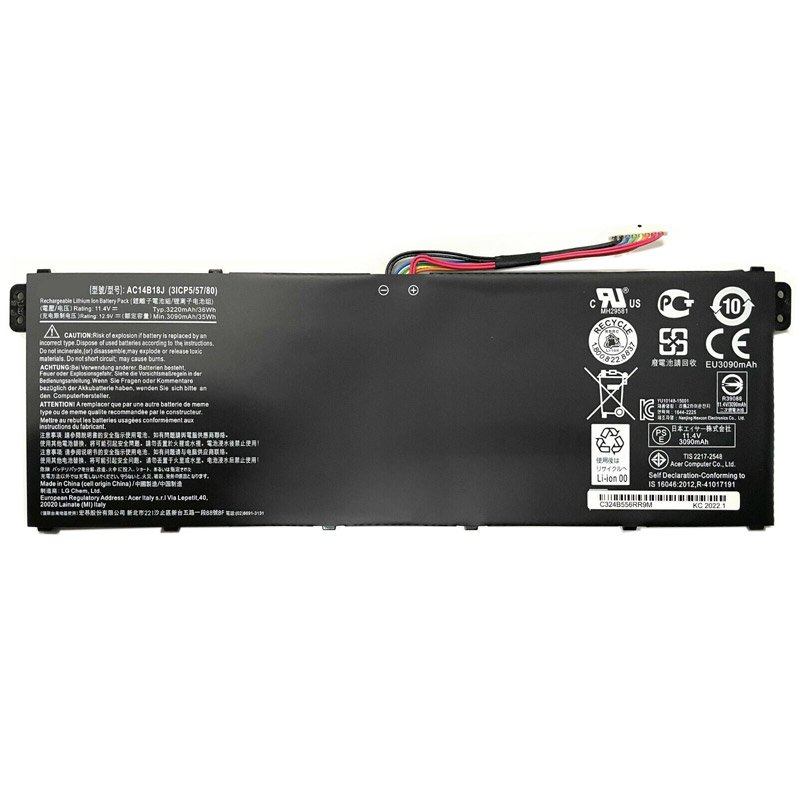 Oem Replacement laptop battery ACER  for AC14B18J 