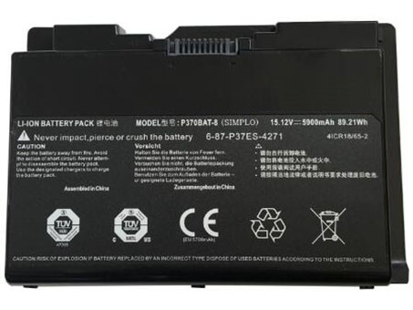 Oem Replacement laptop battery CLEVO  for P751ZM 