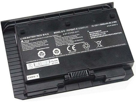 Oem Replacement laptop battery CLEVO  for P375S 