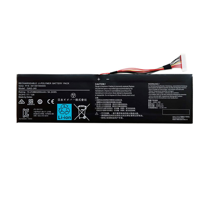 Oem Replacement laptop battery GIGABYTE  for Aero 15W 