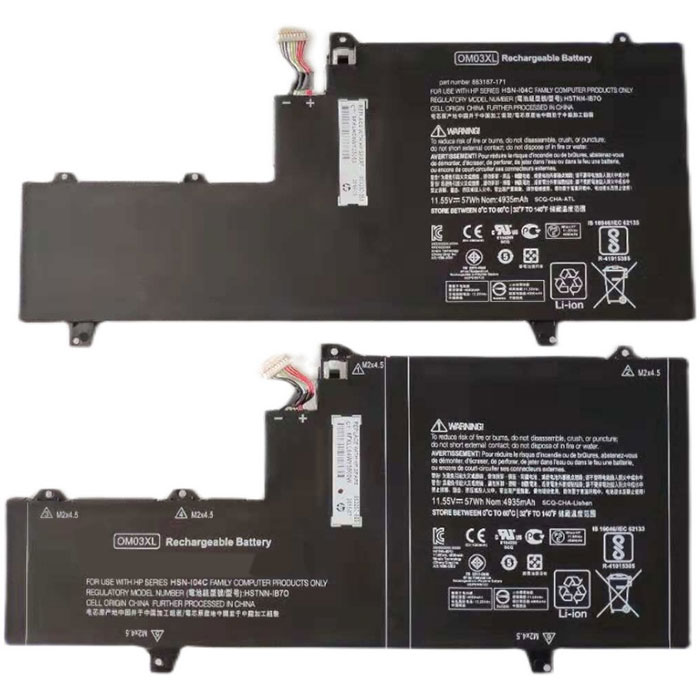 Oem Replacement laptop battery HP  for 863280-855 