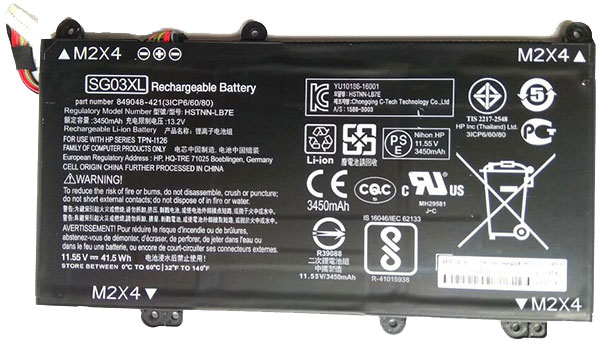 Oem Replacement laptop battery HP  for SG03XL 