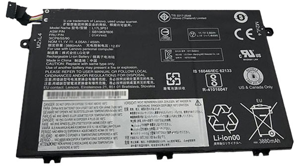 Oem Replacement laptop battery LENOVO  for 01AV445 