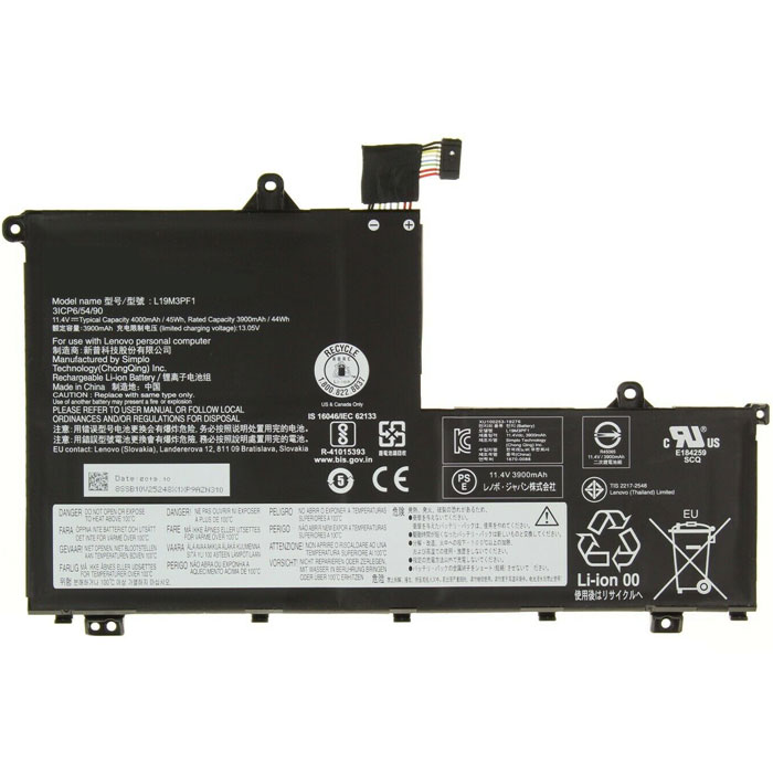 Oem Replacement laptop battery LENOVO  for L19M3PF9 