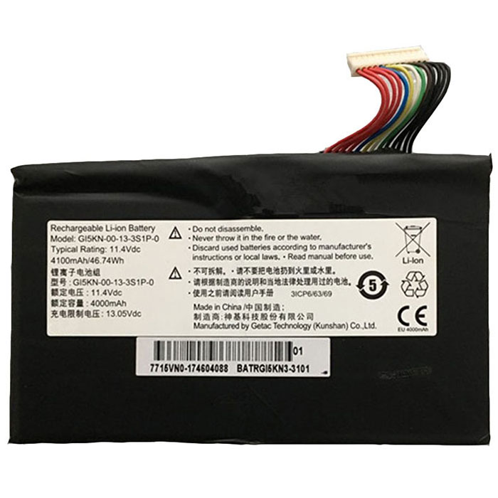 Oem Replacement laptop battery HASEE  for GI5L002 