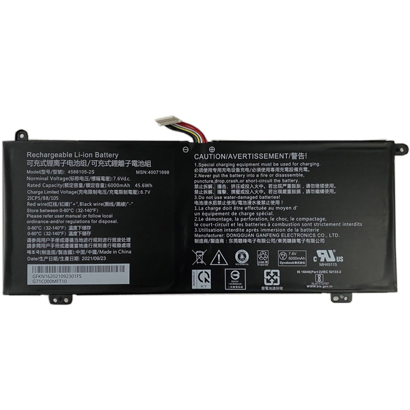 Oem Replacement laptop battery Peaq  for 4588105-2S 