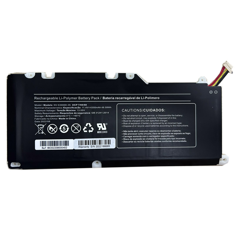 Oem Replacement laptop battery for Positivo NV-636668-3S Oem Replacement laptop battery Positivo for NV-636668-3S