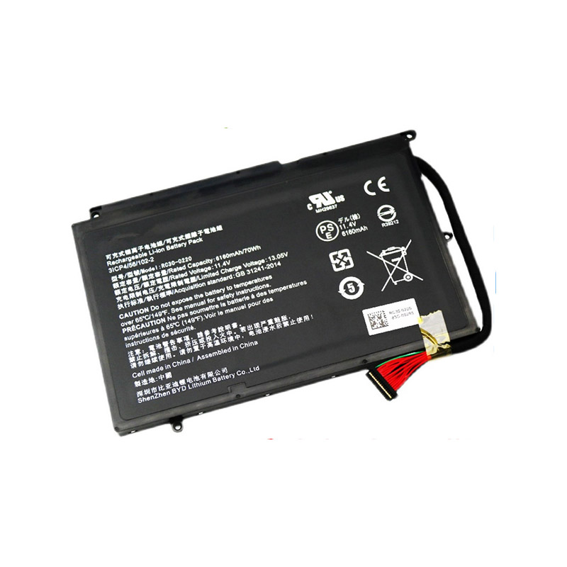Oem Replacement laptop battery RAZER  for RC30-0220 