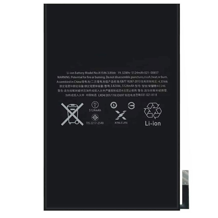Oem Replacement tablet battery Apple  for A1550 